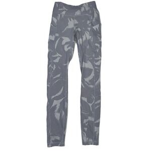 Lululemon‎ Womens Flower Pop Silver Luxtreme Speed Up Tight Womens Size 2
